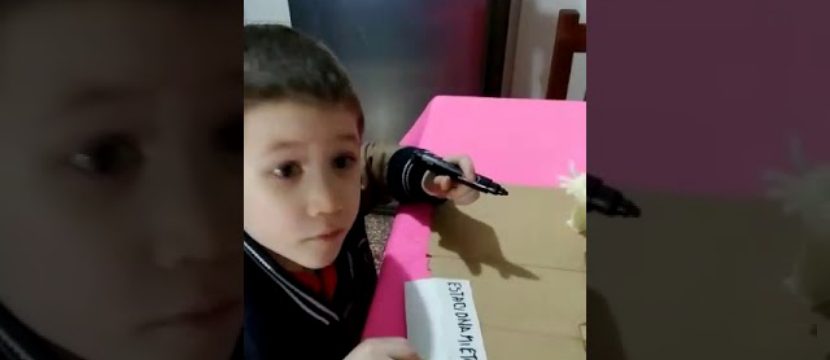 Dante: 1 grado, armando un estacionamiento para sus autos